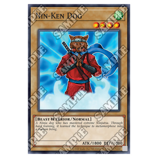 Yu-Gi-Oh! - Dark Crisis - 25th Anniversary Reprint - Nin-Ken Dog (Comm Yu-Gi-Oh! - Dark Crisis - 25th Anniversary Reprint - Nin-Ken Dog (Comm