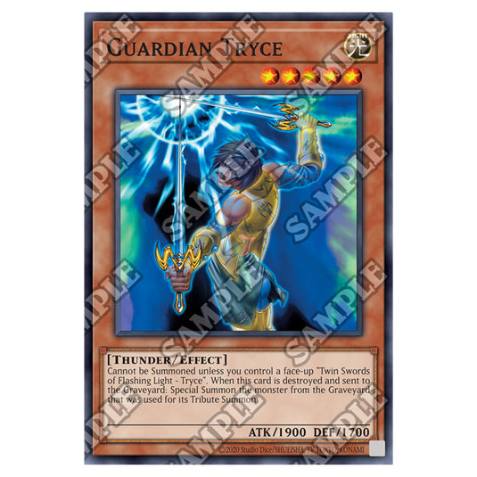 Yu-Gi-Oh! - Dark Crisis - 25th Anniversary Reprint - Guardian Tryce (Rare) DCR-25-EN010