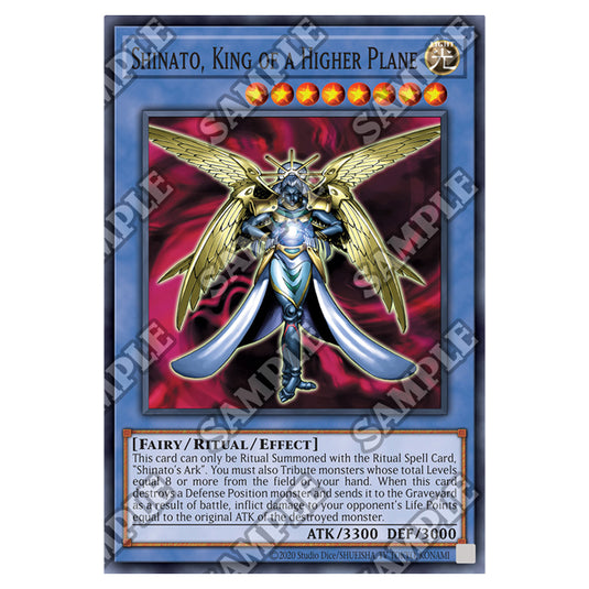 Yu-Gi-Oh! - Dark Crisis - 25th Anniversary Reprint - Shinato, King of a Higher Plane (Ultra Rare) DCR-25-EN016