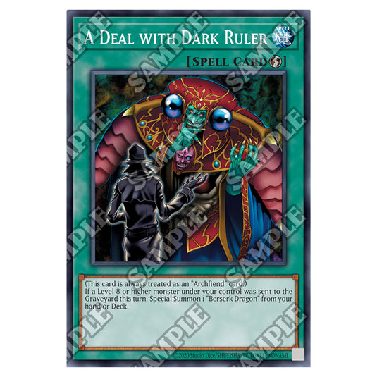 Yu-Gi-Oh! - Dark Crisis - 25th Anniversary Reprint - A Deal with Dark Ruler (Common) DCR-25-EN030