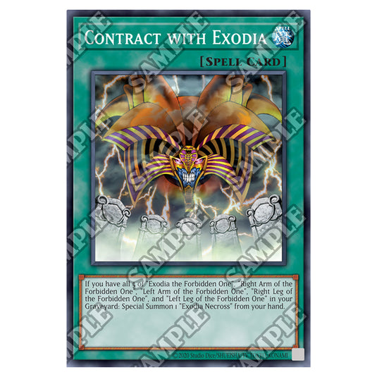 Yu-Gi-Oh! - Dark Crisis - 25th Anniversary Reprint - Contract with Exodia (Common) DCR-25-EN031