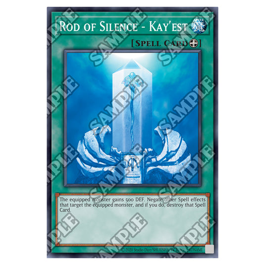 Yu-Gi-Oh! - Dark Crisis - 25th Anniversary Reprint - Rod of Silence - Kay'est (Common) DCR-25-EN036