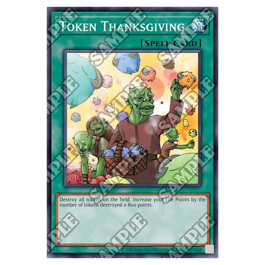 Yu-Gi-Oh! - Dark Crisis - 25th Anniversary Reprint - Token Thanksgiving (Common) DCR-25-EN041