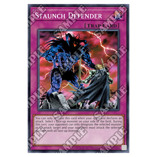 Yu-Gi-Oh! - Dark Crisis - 25th Anniversary Reprint - Staunch Defender (Common) DCR-25-EN046