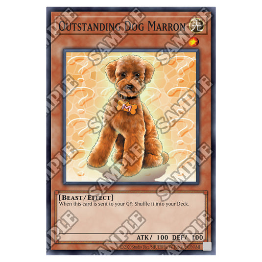 Yu-Gi-Oh! - Dark Crisis - 25th Anniversary Reprint - Outstanding Dog Marron (Common) DCR-25-EN062