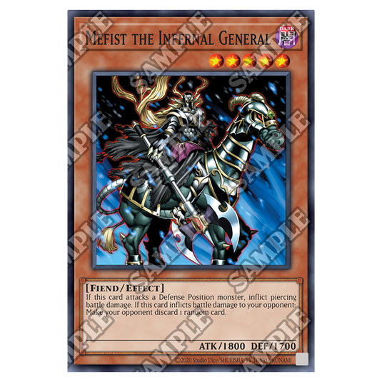 Yu-Gi-Oh! - Dark Crisis - 25th Anniversary Reprint - Mefist the Infernal General (Rare) DCR-25-EN066