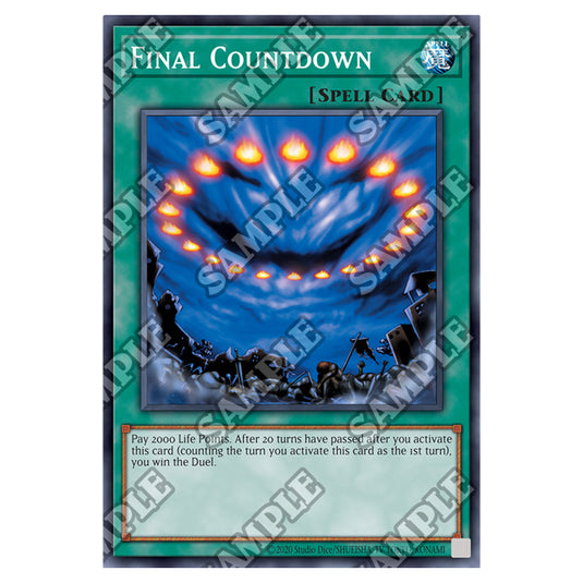 final countdown yugioh card Yu-Gi-Oh! - Dark Crisis - 25th Anniversary Reprint