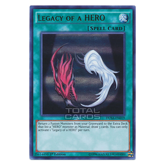 Yu-Gi-Oh! - Duelist Saga - Legacy of a HERO (Ultra Rare) DUSA-EN019