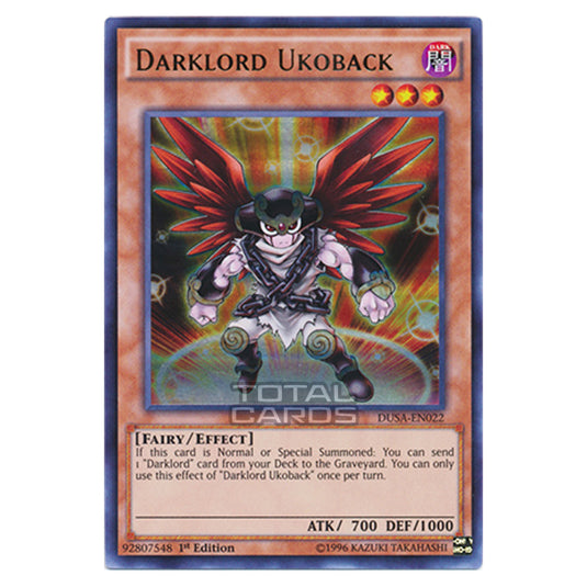 Yu-Gi-Oh! - Duelist Saga - Darklord Ukoback (Ultra Rare) DUSA-EN022