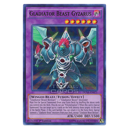 Yu-Gi-Oh! - Duelist Saga - Gladiator Beast Gyzarus (Ultra Rare) DUSA-EN071