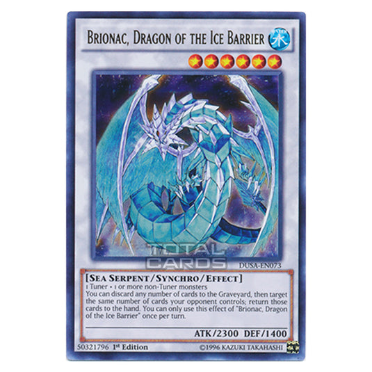 Yu-Gi-Oh! - Duelist Saga - Brionac, Dragon of the Ice Barrier (Ultra Rare) DUSA-EN073