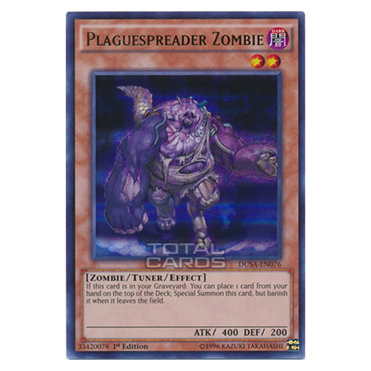 Yu-Gi-Oh! - Duelist Saga - Plaguespreader Zombie (Ultra Rare) DUSA-EN076