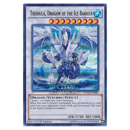 Yu-Gi-Oh! - Duelist Saga - Trishula, Dragon of the Ice Barrier (Ultra Rare) DUSA-EN081