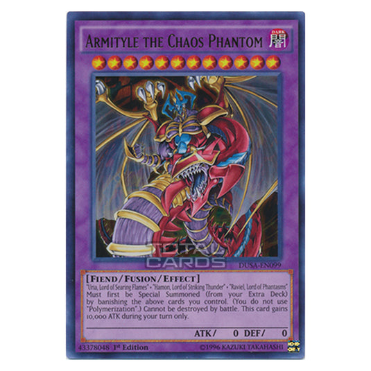 Yu-Gi-Oh! - Duelist Saga - Armityle the Chaos Phantasm (as Armityle the Chaos Phantom) (Ultra Rare) DUSA-EN099