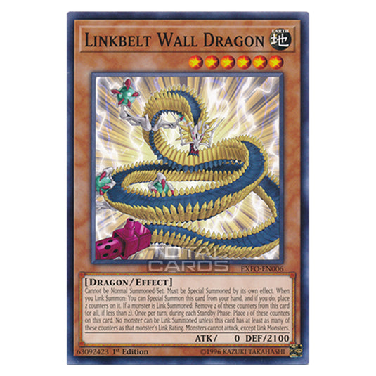 Yu-Gi-Oh! - Extreme Force - Linkbelt Wall Dragon (Common) EXFO-EN006 Yu-Gi-Oh! - Extreme Force - Linkbelt Wall Dragon (Common) EXFO-EN006