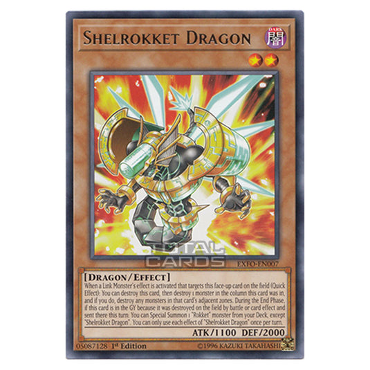 Yu-Gi-Oh! - Extreme Force - Shelrokket Dragon (Rare) EXFO-EN007