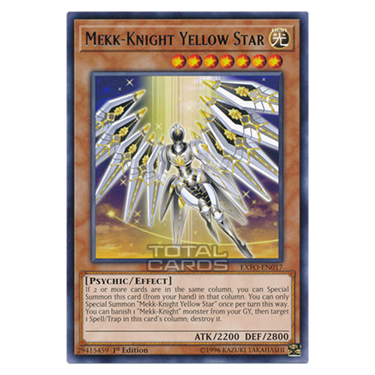 Yu-Gi-Oh! - Extreme Force - Mekk-Knight Yellow Star (Rare) EXFO-EN017