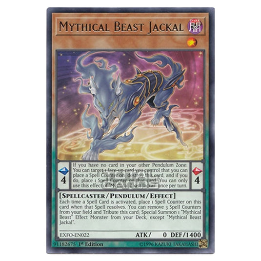 Yu-Gi-Oh! - Extreme Force - Mythical Beast Jackal (Rare) EXFO-EN022