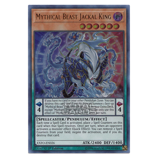 Yu-Gi-Oh! - Extreme Force - Mythical Beast Jackal King (Ultra Rare) EXFO-EN026