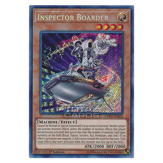 Yu-Gi-Oh! - Extreme Force - Inspector Boarder (Secret Rare) EXFO-EN035