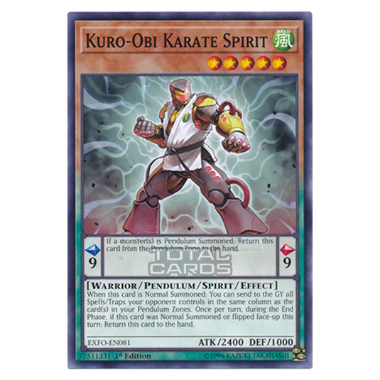 Yu-Gi-Oh! - Extreme Force - Kuro-Obi Karate Spirit (Common) EXFO-EN081