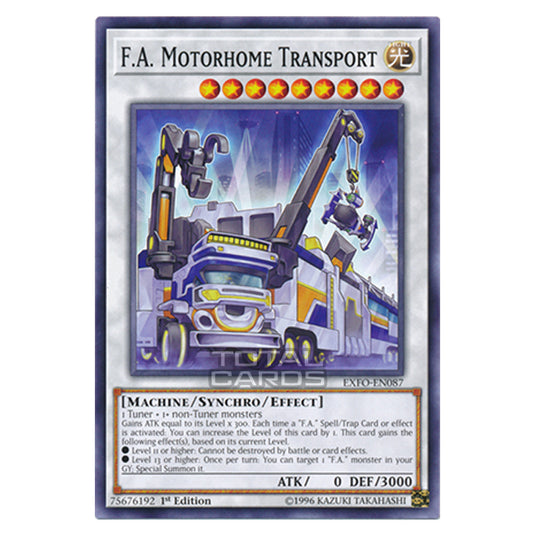 Yu-Gi-Oh! - Extreme Force - F.A. Motorhome Transport (Common) EXFO-EN087