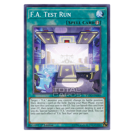 Yu-Gi-Oh! - Extreme Force - F.A. Test Run (Common) EXFO-EN089
