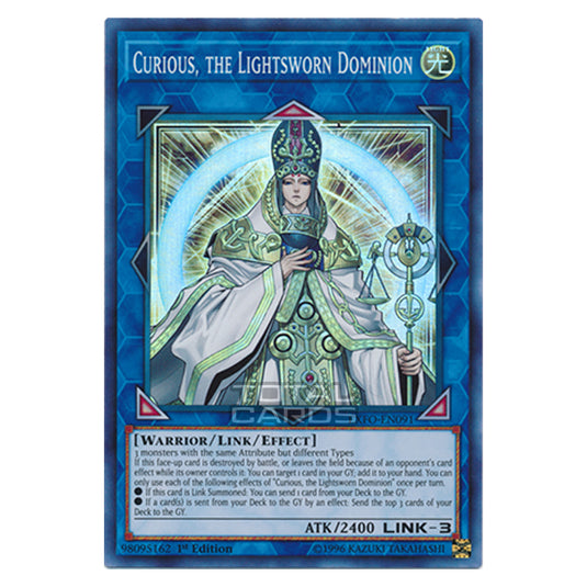 Yu-Gi-Oh! - Extreme Force - Curious, the Lightsworn Dominion (Super Rare) EXFO-EN091