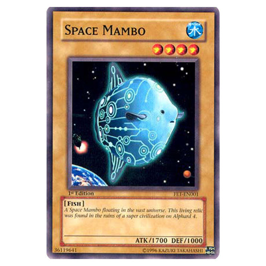 Space Mambo FET-EN001 card from the Yu-Gi-Oh! set Flaming Eternity