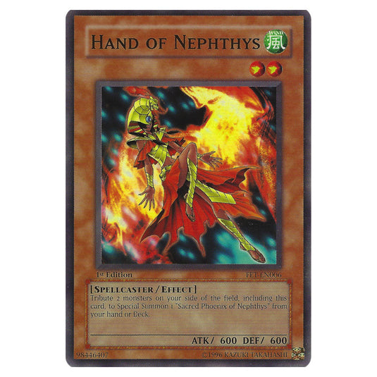 Hand of Nephthys FET-EN006 card from the Yu-Gi-Oh! set Flaming Eternity