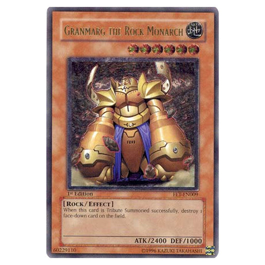 Granmarg the Rock Monarch FET-EN009A card from the Yu-Gi-Oh! set Flaming Eternity