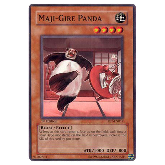 Maji-Gire Panda FET-EN012 card from the Yu-Gi-Oh! set Flaming Eternity
