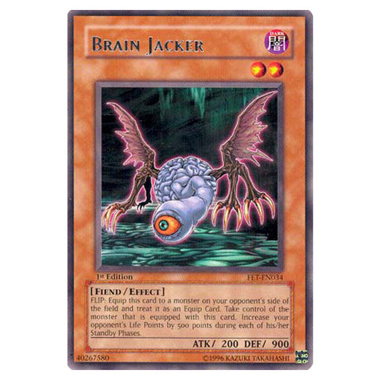 Brain Jacker FET-EN034 card from the Yu-Gi-Oh! set Flaming Eternity