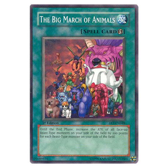 The Big March of Animals FET-EN048 card from the Yu-Gi-Oh! set Flaming Eternity