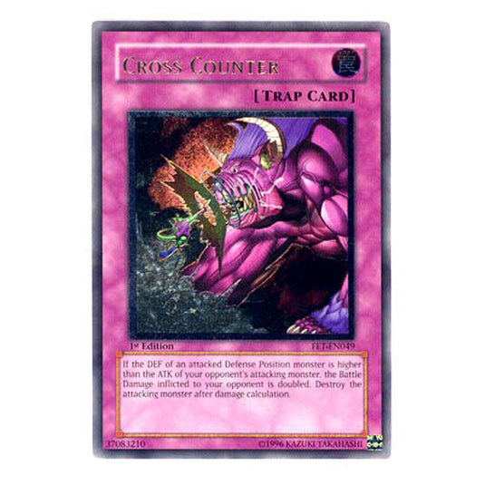 Cross Counter FET-EN049A card from the Yu-Gi-Oh! set Flaming Eternity
