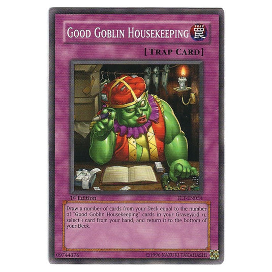 Good Goblin Housekeeping FET-EN054 card from the Yu-Gi-Oh! set Flaming Eternity