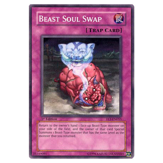 Beast Soul Swap FET-EN055 card from the Yu-Gi-Oh! set Flaming Eternity