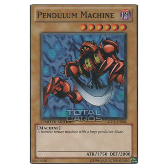 Yu-Gi-Oh! - Gold Series 4: Pyramids Edition - Pendulum Machine (Common) GLD4-EN002