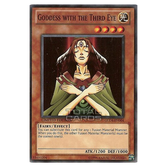 Yu-Gi-Oh! - Gold Series 4: Pyramids Edition - Goddess with the Third Eye (Common) GLD4-EN004