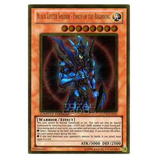 Yu-Gi-Oh! - Gold Series 4: Pyramids Edition - Black Luster Soldier - Envoy of the Beginning (Gold Rare) GLD4-EN013