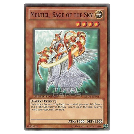 Yu-Gi-Oh! - Gold Series 4: Pyramids Edition - Meltiel, Sage of the Sky (Common) GLD4-EN016