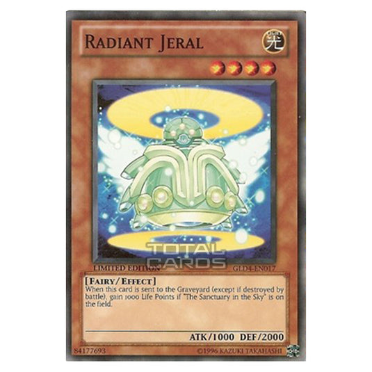 Yu-Gi-Oh! - Gold Series 4: Pyramids Edition - Radiant Jeral (Common) GLD4-EN017