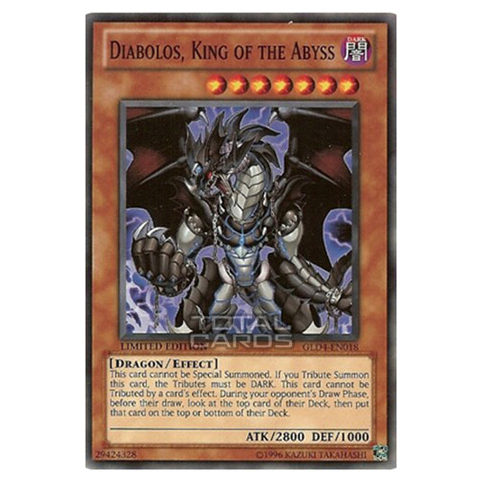 Yu-Gi-Oh! - Gold Series 4: Pyramids Edition - Diabolos, King of the Abyss (Common) GLD4-EN018