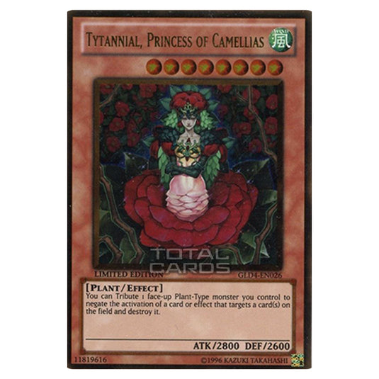 Yu-Gi-Oh! - Gold Series 4: Pyramids Edition - Tytannial, Princess of Camellias (Gold Rare) GLD4-EN026