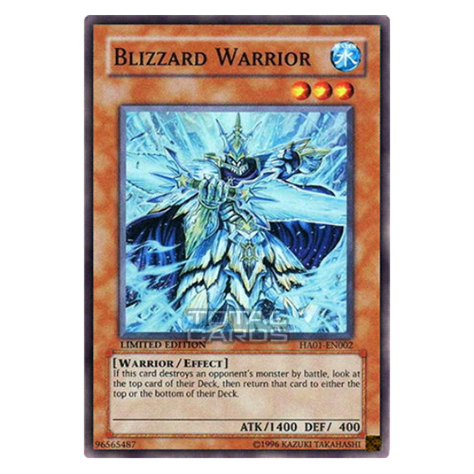 Yu-Gi-Oh! - Hidden Arsenal - Blizzard Warrior (Super Rare) HA01-EN002