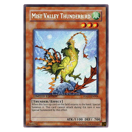 Yu-Gi-Oh! - Hidden Arsenal - Mist Valley Thunderbird (Secret Rare) HA01-EN004