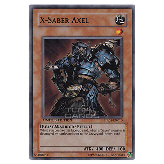 Yu-Gi-Oh! - Hidden Arsenal - X-Saber Axel (Super Rare) HA01-EN010