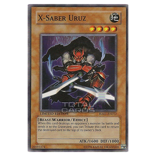 Yu-Gi-Oh! - Hidden Arsenal - X-Saber Uruz (Super Rare) HA01-EN012