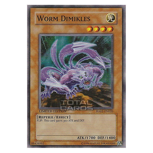 Yu-Gi-Oh! - Hidden Arsenal - Worm Dimikles (Super Rare) HA01-EN020