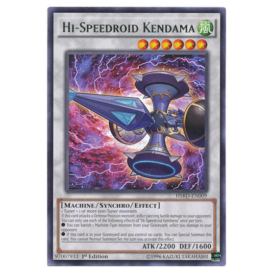 Hi-Speedroid Kendama HSRD-EN009 card from the Yu-Gi-Oh! set High-Speed Riders